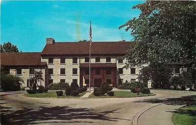 Mitchell Indiana~Spring Mill State Park~Spring Mill Inn~Circle Drive~1960s PC • $6