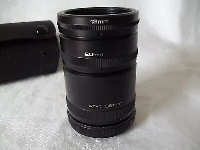 Vivitar Automatic Extension Tube Set 12mm 20mm 36mm For M42 Mount • $12.99