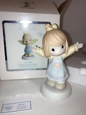 Precious Moments 4001668 “I Love You This Much” Figurine Girl 2004 • $29.99