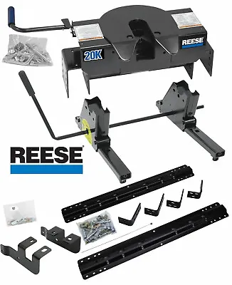 Reese 20K Fifth Wheel Trailer Hitch W/ Rail Kit And Slider For 14-23 RAM 2500 • $899.99