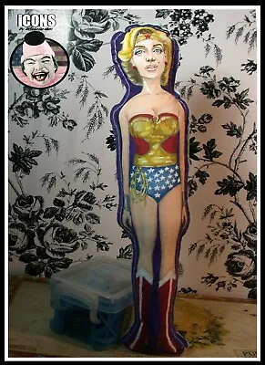 Marilyn Monroe Wonder Woman  ICONS Primitive Art Doll • $30