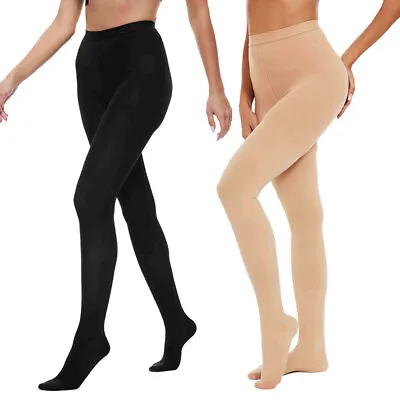 Compression Pantyhose 20-30 MmHg Support Hose Stocking For Women Varicose Veins • $20.86