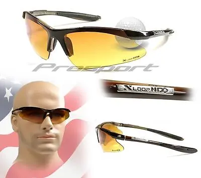 High Definition HD Clarity Golf Amber Sunglasses Driving Tennis Increase Clarity • $15.90