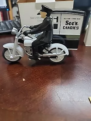 Vintage Sees Candy Diecast Harley Motorcycle And Sidecar. New. 75th Anniversary. • $60