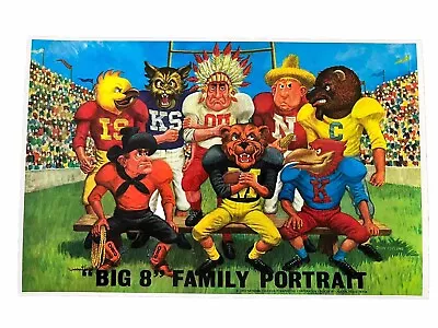 Big 8 Vintage Mascots! Kansas Oklahoma Nebraska Missouri Colorado Kansas St Etc • $29.99