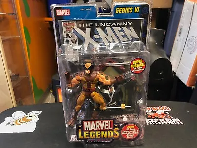 New Vintage Marvel Legends Wolverine Brown Suit Series Vi Toy Biz Figure • $55