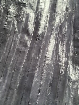 £16 • Buy Eel Skin Panel - Real Exotic Leather Stitched Panel. 30cmx30cm