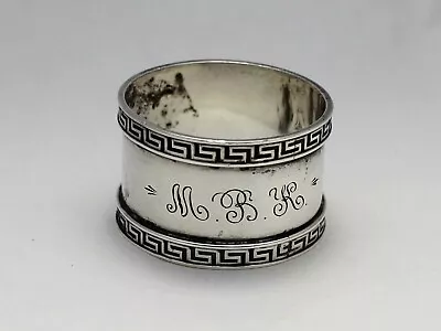 Towle 8803 Sterling Silver Napkin Ring - W/Monogram  M.B.K.  • $64.99