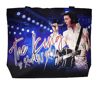 Elvis Presley The King White Jumpsuit Tote Bag • $19.99