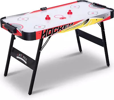 Raychee 54In Folding Air Hockey Table LED Electronic Scoring Sports Hockey Game • $142.29