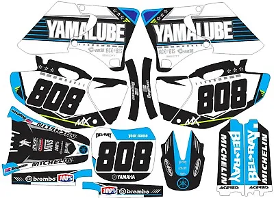 YAMAHA GRAPHICS  YZ 250f YZ250f 2000 2001 2002 Light Blue • $95