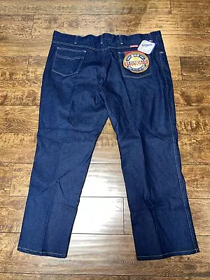 Vintage Sedgefield Men's Dark Blue Denim Classic Premium Regular Fit 50 X 30 NWT • $39.99