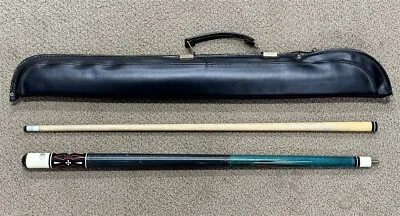 Vintage PLAYERS EDGE Pool Cue 2-Piece W/ Case 58  20.5 Oz • $49.99