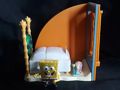 £15 • Buy Jakks Pacific Spongebob Bedroom Playset With Spongebob & Gary Figures 2009