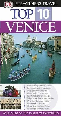 DK Eyewitness Top 10 Travel Guide: Venice By Gillian Price • £2.47