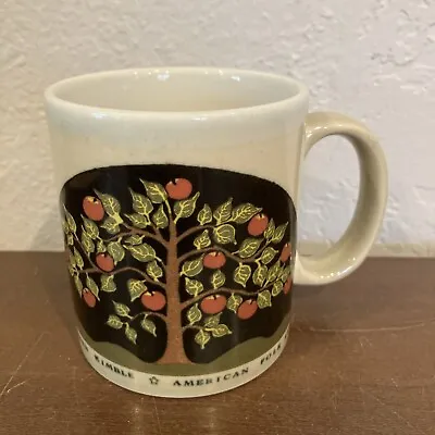 VTG Otagiri Warren Kimble American Folk Art Mug Apple Tree Japan • $19.99