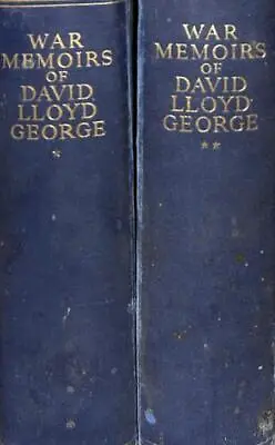 War Memoirs Of David Lloyd George: Vols. I - Ii. • £38.74