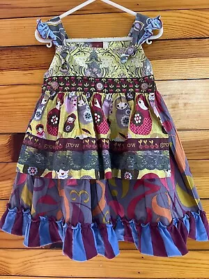 Matilda Jane Delaney Knot Dress Girls Heart Soul Pride Character Counts Size 2 • $34.99