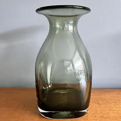 £18 • Buy Dartington Glass Heavy Finbarr Vase In Green