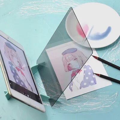 Imaging Drawing Board Sketch Reflection Dimming Bracket Painting Mirror Plate • £7.42