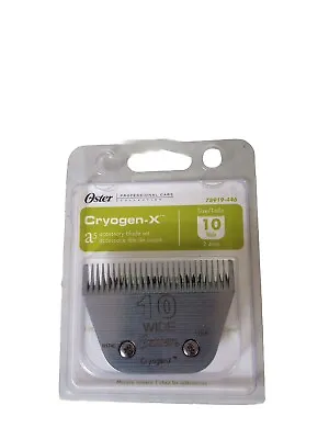Oster Professional Care Cryogen-X A5 Clipper Blade Size 10 Wide 2.4mm 78919-446 • $29.10