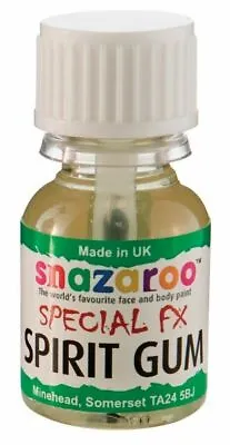Snazaroo Spirit Gum Glue Halloween Special FX Adhesive Fake Wounds Scars Skin • £3.89