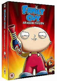Family Guy: Season Eleven DVD (2011) Seth MacFarlane Cert 15 3 Discs Great Value • £2.51