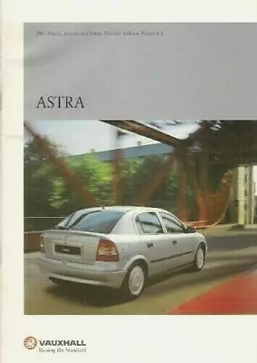 Vauxhall Astra 2000-01 UK Market Sales Brochure Envoy LS Club SXi CD SRi CDX • $19.89