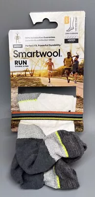 Smartwool Unisex Run Low Zero Cushion Ankle Socks Snow White Large L Merino New • $19.95