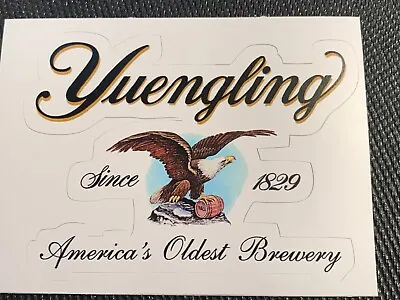 YUENGLING BREWERY EAGLE LOGO STICKER Decal Craft Beer Brewing 4  X 2.9  • $4.99