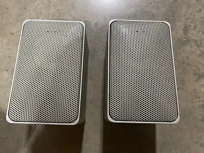 Pair (2) Vintage Realistic Minimus 7 Silver Speakers Cat. No. 40-2034- Working • $40