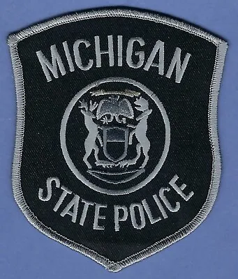 Michigan State Police Tactical Gray Shoulder Patch • $12