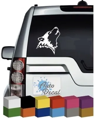 £3.19 • Buy Howling Malamute / Husky Animal Car, Van, 4x4 Decal / Sticker / Graphic