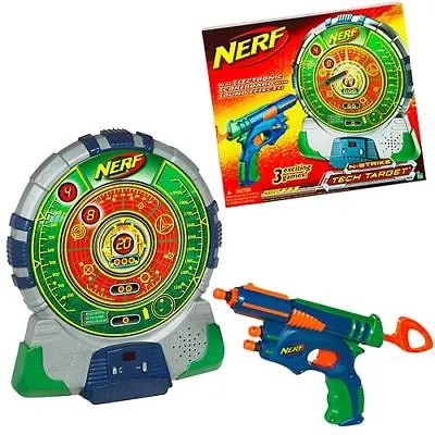 Nerf N-Strike Tech Target Dart Blaster Set  Electronic Game Gun • $199.95