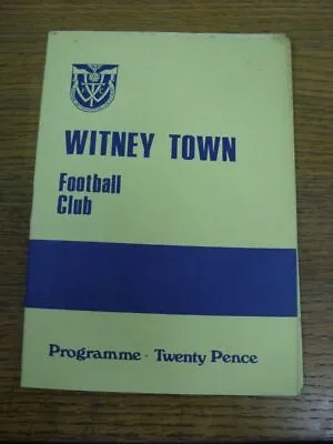 08/10/1983 Witney Town V Fareham Town  . FREE POSTAGE On All UK Orders. • £3.99