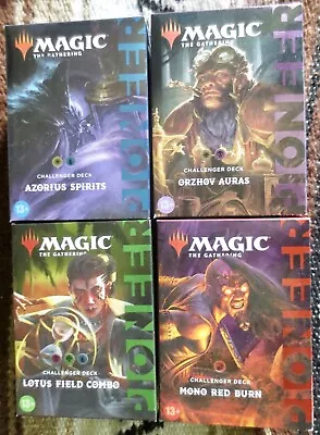 Magic The Gathering: All Four 2021 Pioneer Challenger Decks Unopened Unplayed • $200.64