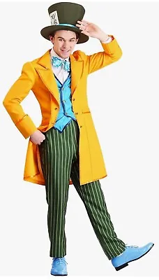 Halloween Costumes NWT Mad Hatter Costume Medium Men’s Part Dress Up  Halloween • $60