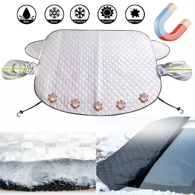 Magnetic Car Windshield Snow Cover Front Winter Rain Frost Dust Freeze Protector • $20.99