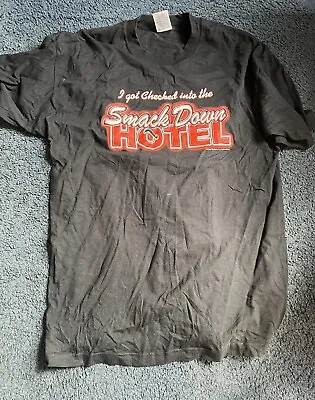 £20 • Buy WWE WWF The Rock Smackdown Hotel Vintage T-shirt XL 1999 Titan Sports