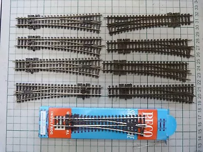 Peco Streamline Track Points X 9 For N Gauge Model Train Set • £1