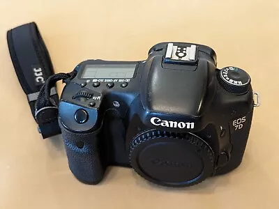Canon EOS 7D 18.0 MP Digital SLR Camera - Black (Body Only) • £49.99