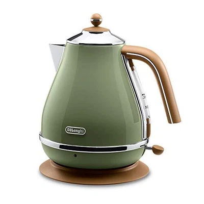 $230.16 • Buy DeLonghi Electric Kettle Icona Vintage Collection Olive Green 1.0L KBOV1200J-GR