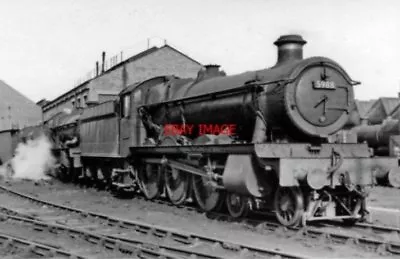 Photo  Gwr Hall No 5988 Bostock Hall 1951 On Shed At Cardiff Canton Loco Shed • £1.90