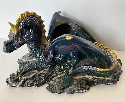 $32.99 • Buy Mystical Dragon Candle Holder 1999 9” Long Vintage