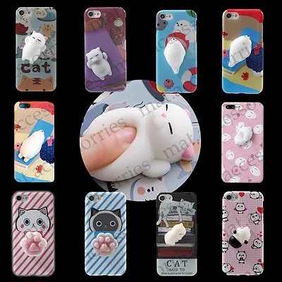 $4 • Buy Squishy Soft Silicone Lazy Cat Seal Bear Phone Case Cover IPhone 6 6s 7 8 Plus