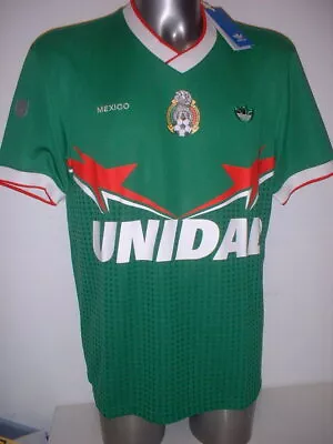 Mexico Adidas  Retro Shirt Jersey BNWT Adult M L XL Football New World Cup Top • £34.99