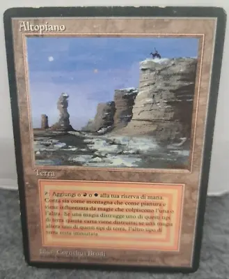 MTG FBB Plateau - Italian - 3rd Edition Magic The Gathering Card MP Dual Land • $399