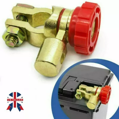 Car Battery Link Terminal Cut-off Switch Master Disconnect Isolator 12/24V • £6.45