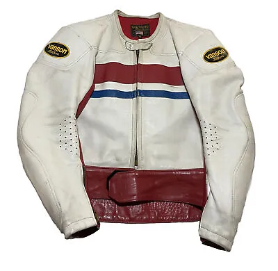 Vanson Leathers Jacket Size 42 Motorcycle Jacket • $410
