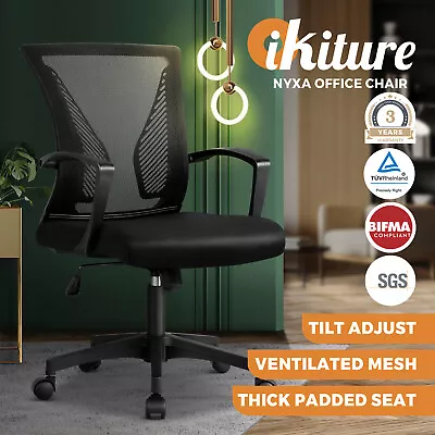 $95.90 • Buy Oikiture Office Chair Executive Mesh Computer Chairs Study Work Gaming Chair